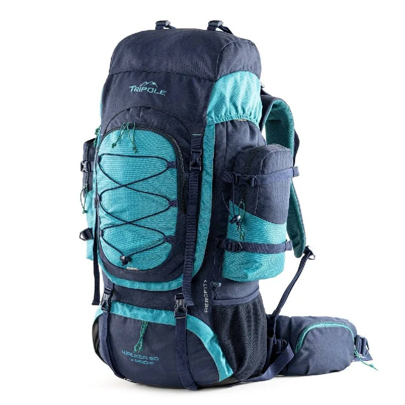 Walker Pro Trekking and Hiking Rucksack - 60 Litre - Blue