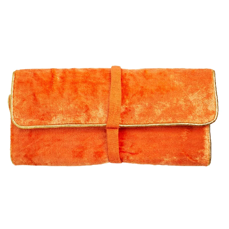 Climbing Bags fine comfort-Climbing-bags-for-sport-climbing-trips-Velvet Jewellery Bag - Orange