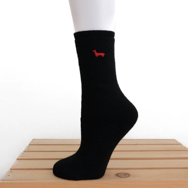 Hiking socks for tech integration-Fluff Baby Alpaca Taconic Socks