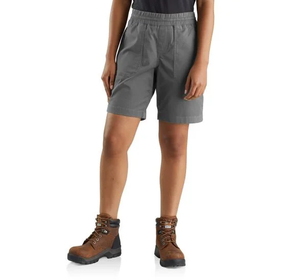 Hiking Shorts for hot evenings-Women's Rugged Flex Relaxed Fit Twill Work Short