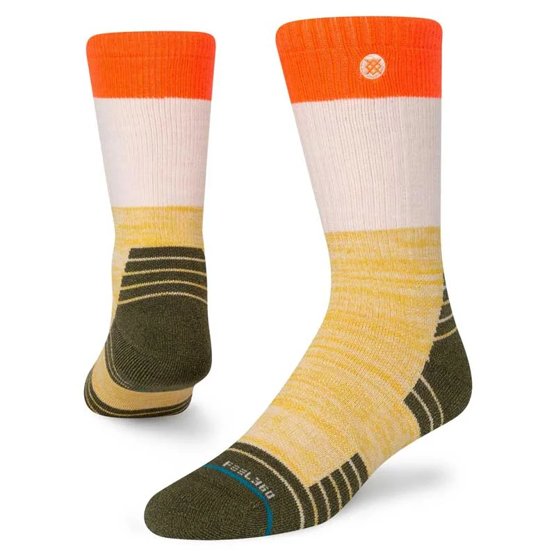 Hiking socks with trail strolls-Stance Unisex Attribute Crew Sock - Off White