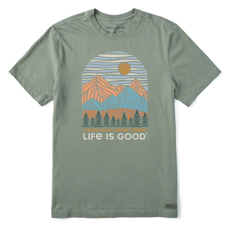 Hiking Shorts for long expeditions-Men's Life isn't Easy Short Sleeve Tee