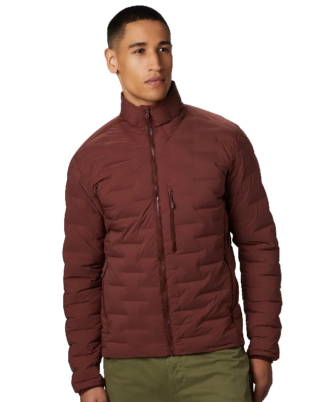 Hiking jackets boutique gear-Mens Super DS Stretch Down Jacket - Dark Umber