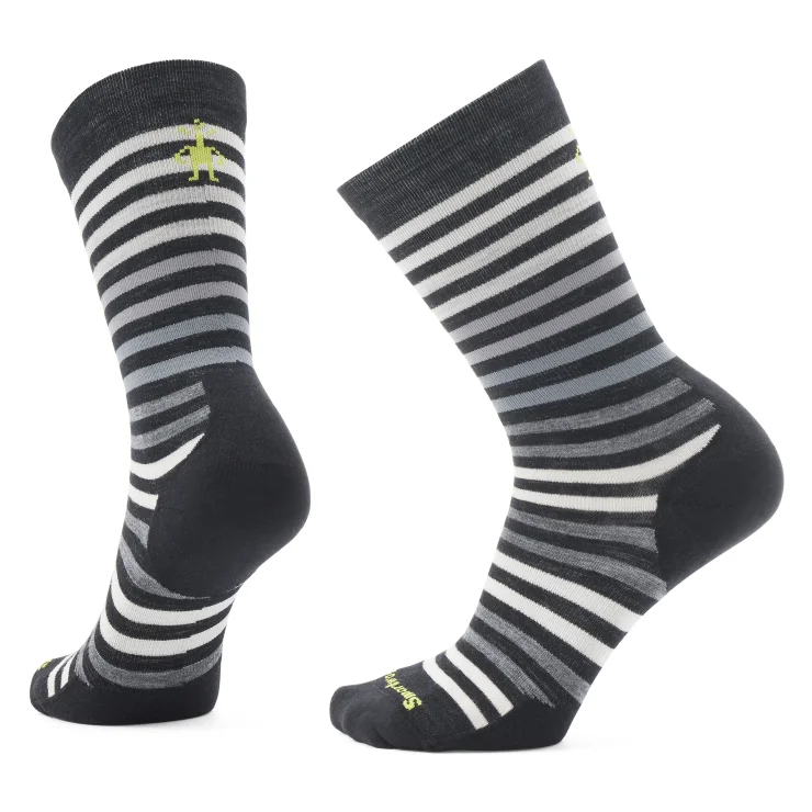 Hiking socks for resort hikes-Everyday Spruce Street Crew Sock - Black/White