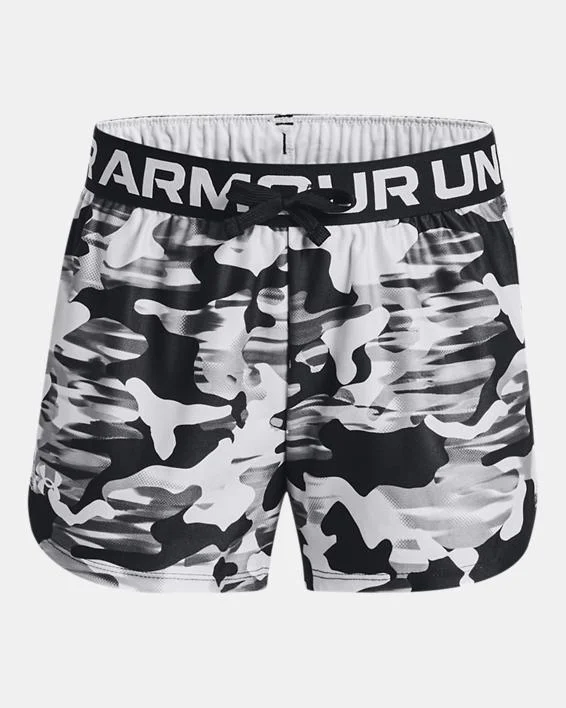 Hiking Shorts for gulf hikes-Girls' Ua Play Up Printed Short