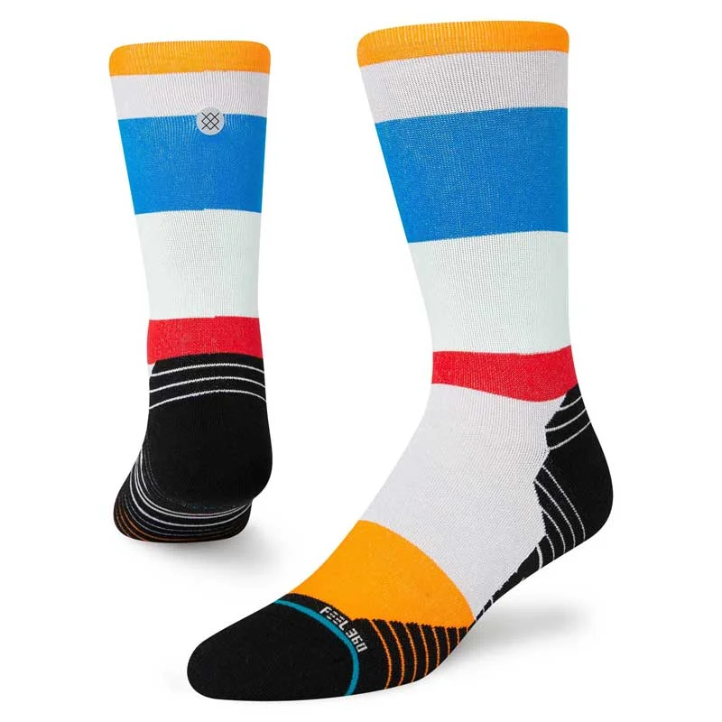 Hiking socks with trail cases-Stance Unisex Rate Crew Sock - Grey