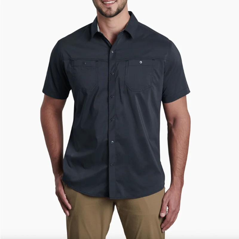 Hiking Shorts for suburban walks-Men's Stealth Short Sleeve