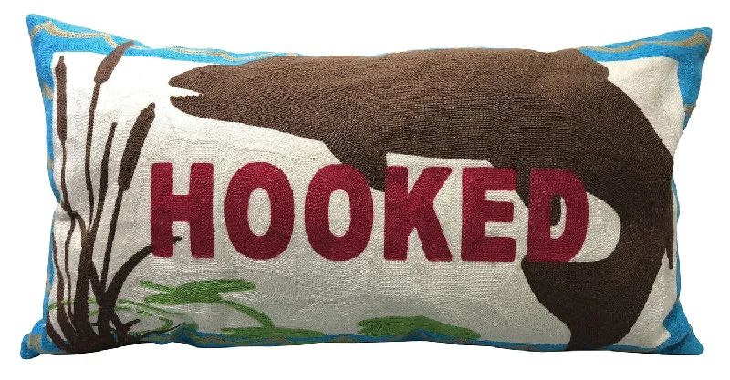 Hooked Chain Stitch Pillow