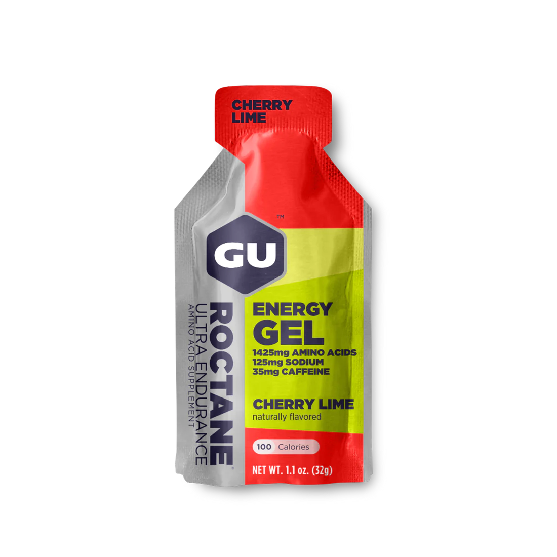 Roctane Energy Gel + Caffeine - Cherry Lime