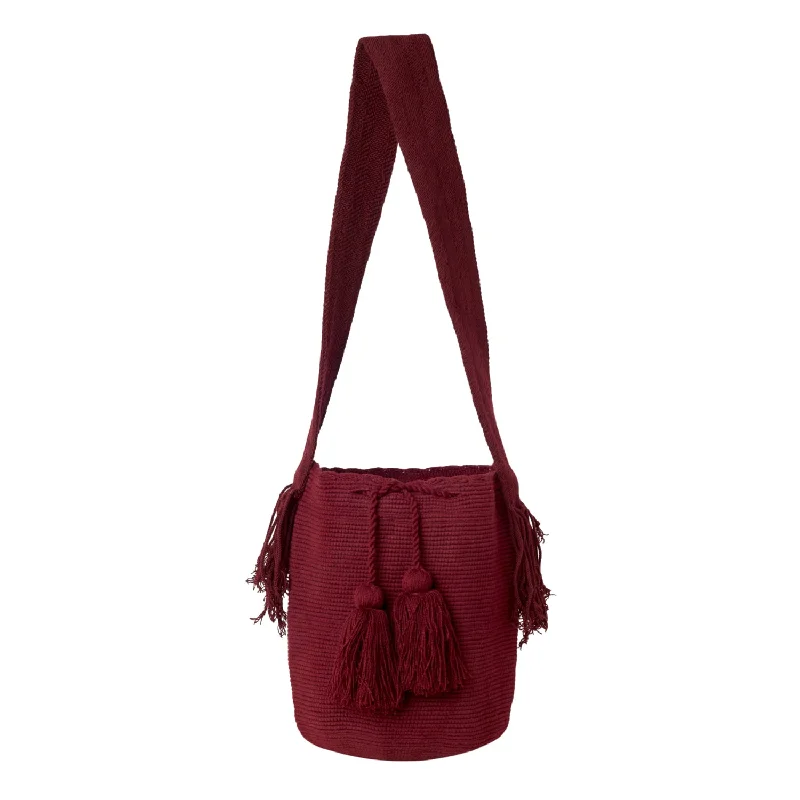 Climbing Bags for damp days-Stylish-climbing-bags-for-everyday-use-Plum Colombian Cross Body Bag