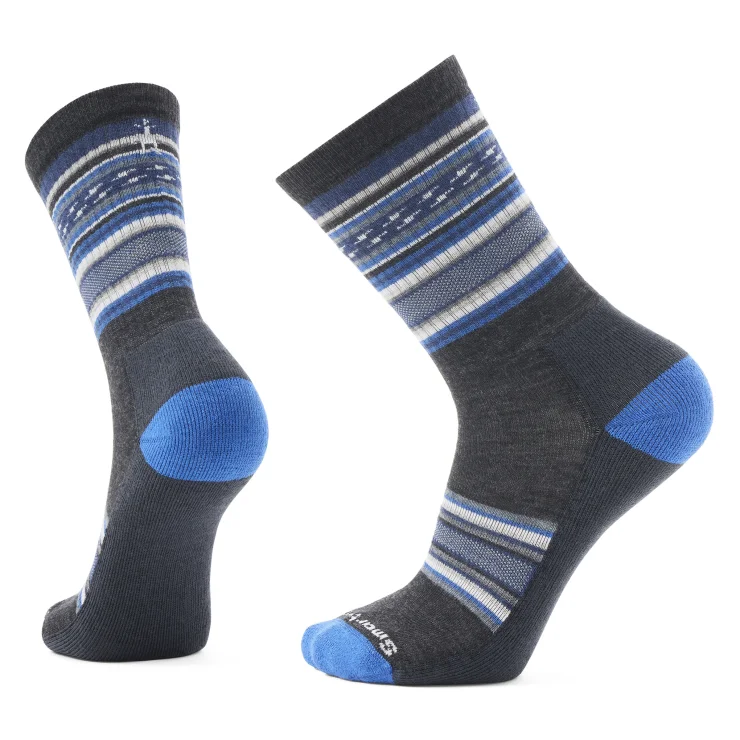 Hiking socks with rugged charm-Everyday ReGarita Crew Sock - Laguna Blue