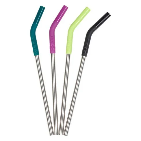 Steel Straws - 4 Pack