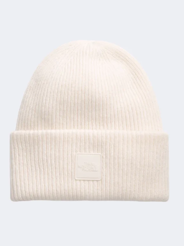 The North Face Urban Patch Unisex Hiking Beanie White Dune