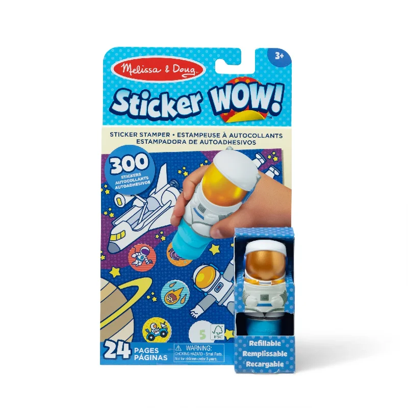 Sticker Wow! Sticker Stamper And Activity Pad-astronaut