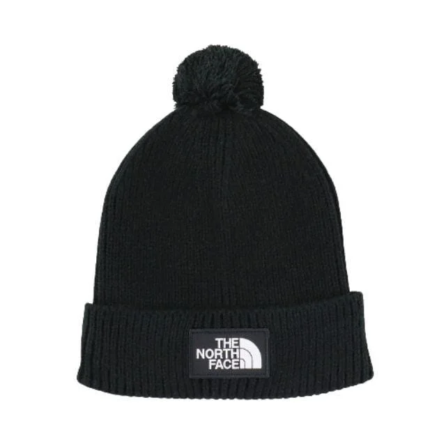 The North Face Box Pom Unisex Lifestyle Beanie Black