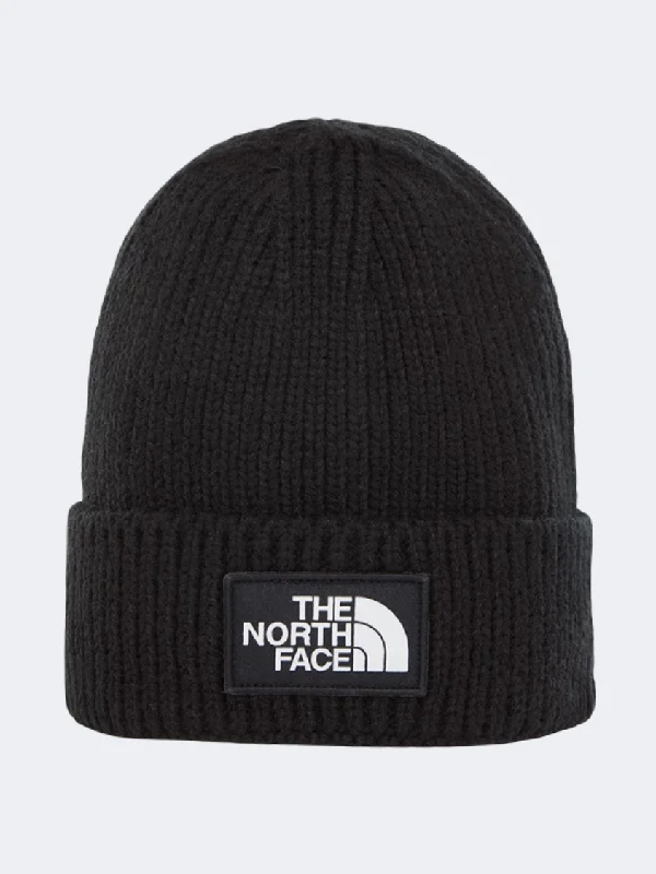 The North Face Logo Box Cuffed Unisex Lifestyle Beanie Black