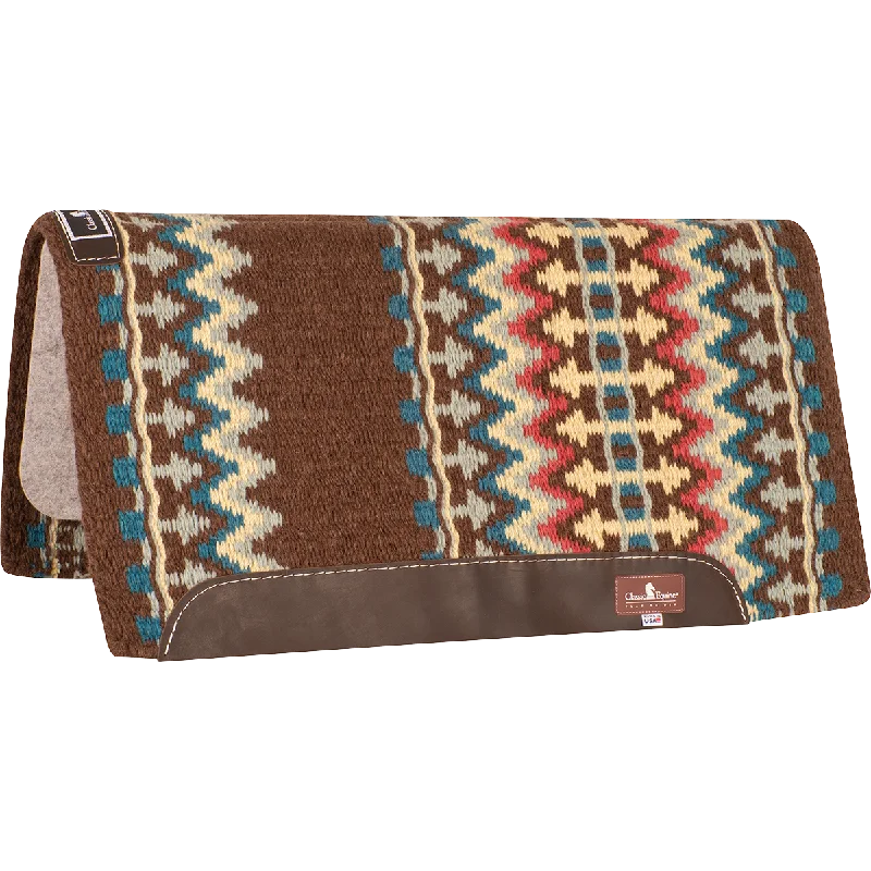 Classic Blanket Straight Pad - Chestnut / Lemon