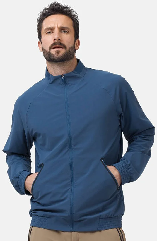 Hiking jackets top brands-Men’s ODLO HALDEN Full Zip Lightweight Jacket {O-528702}