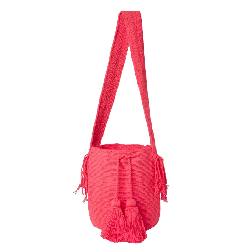 Climbing Bags for steady climbs-Climbing-bags-with-hydration-system-Pink Colombian Cross Body Bag