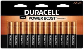 AA Batteries (Alkaline Battery) - 24 Pack