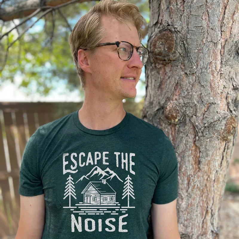 Hiking shirt cool moisture-wicking-Escape The Noise Triblend T-Shirt