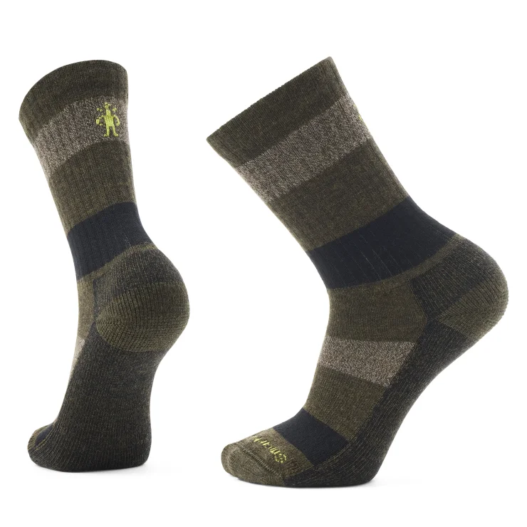 Hiking socks with travel safety-Everyday Barnsley Sweater Crew Sock - Military Olive