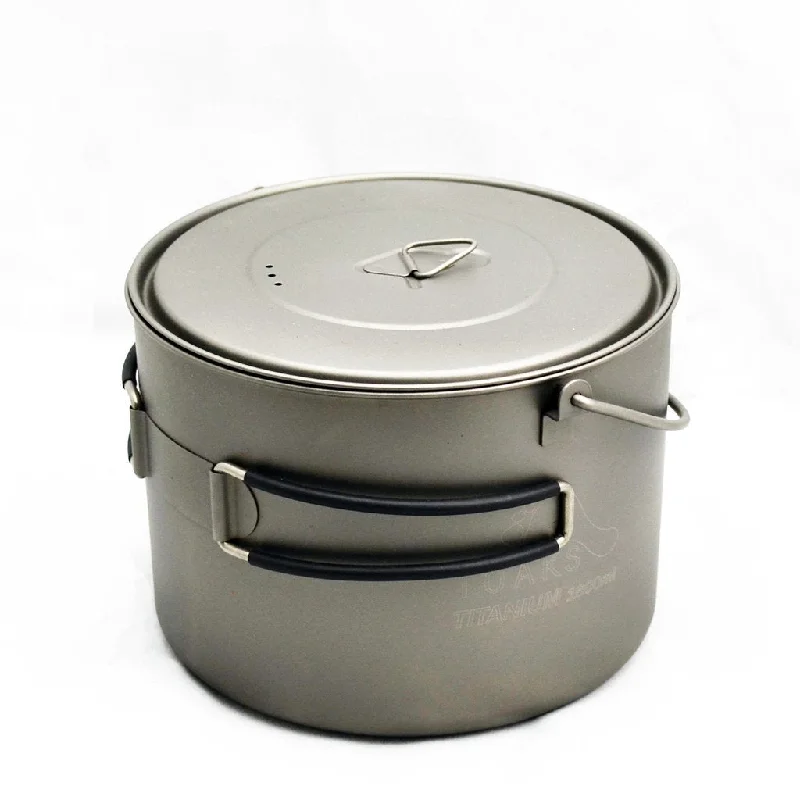 Titanium 1600ml Pot with Bail Handle