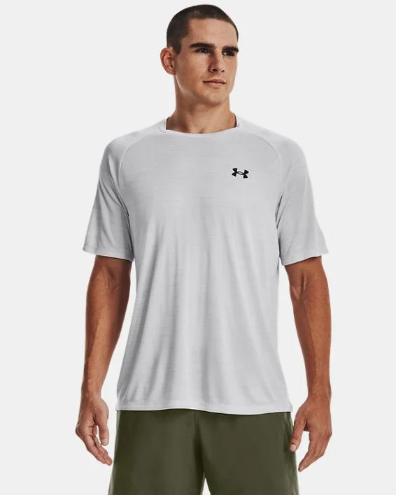 Hiking Shorts for challenging hikes-Men's Ua Tech 2.0 Tiger Short Sleeve