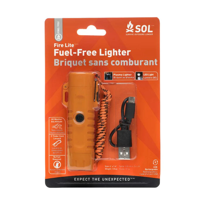 SOL Fuel-Free Lighter Rechargeable Fire Lite