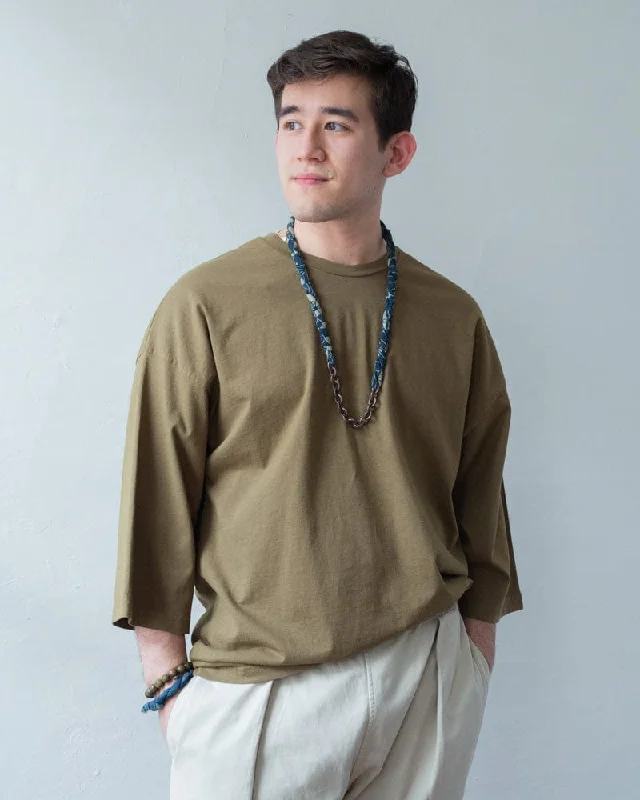 Trekking hiking shirt mountain-Prospective Flow Shirt, Shiki, Olive