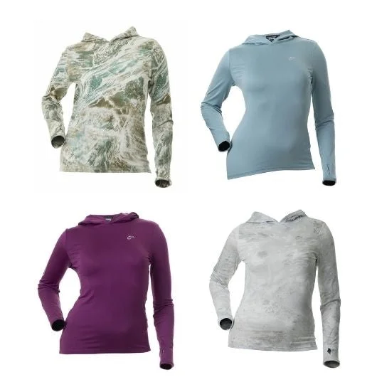 Hiking shirt mesh-lined-DSG Fishing Juniper Plus Size Hooded Shirt | Assorted Colors