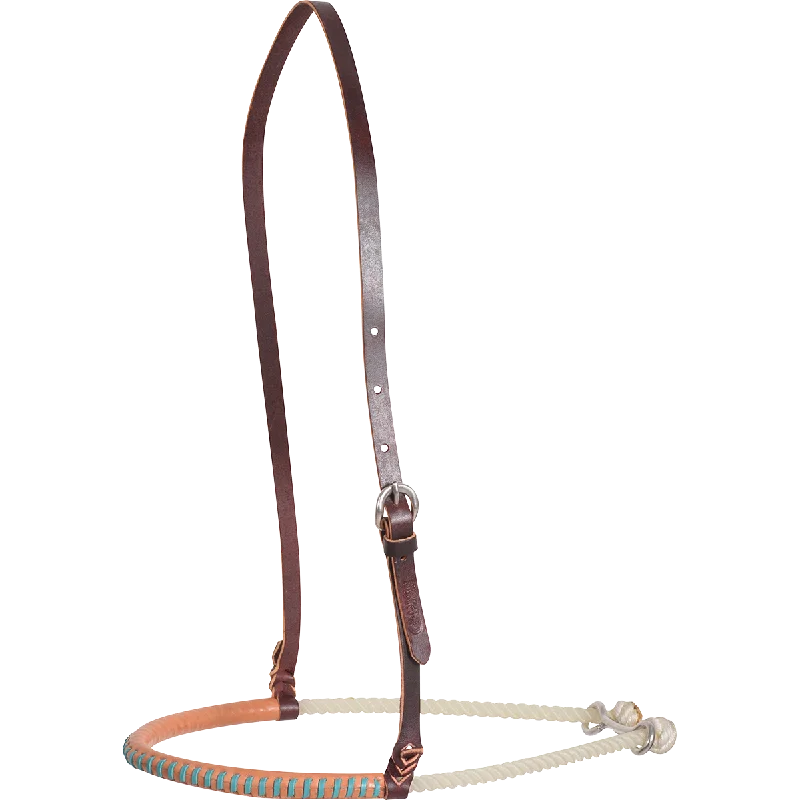 Single Rope Noseband - Turquoise Lace