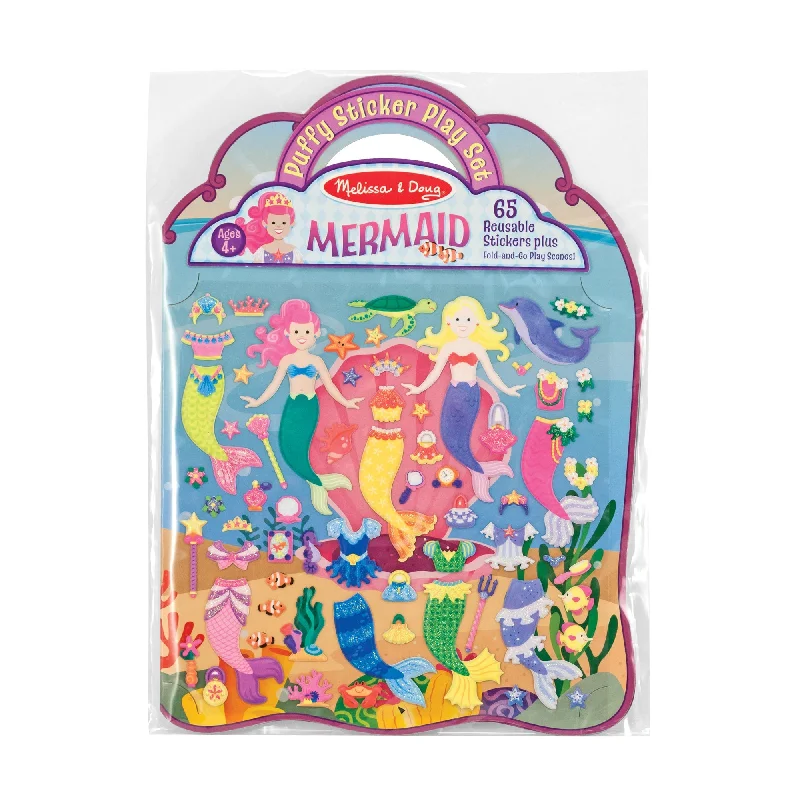 Puffy Sticker Play Set- Mermaid