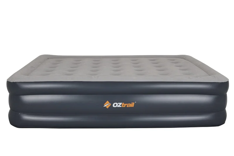 OZTRAIL DUOCOMFORT QUEEN 12V/240V AIR BED