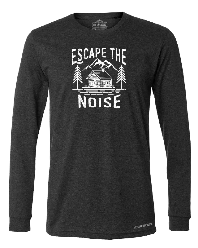 Hiking shirt recycled performance-Escape The Noise Long Sleeve T-Shirt