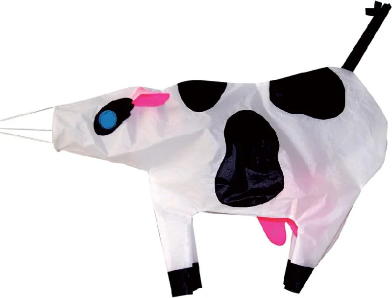 Hiking socks for compact travel-Cow Windsock