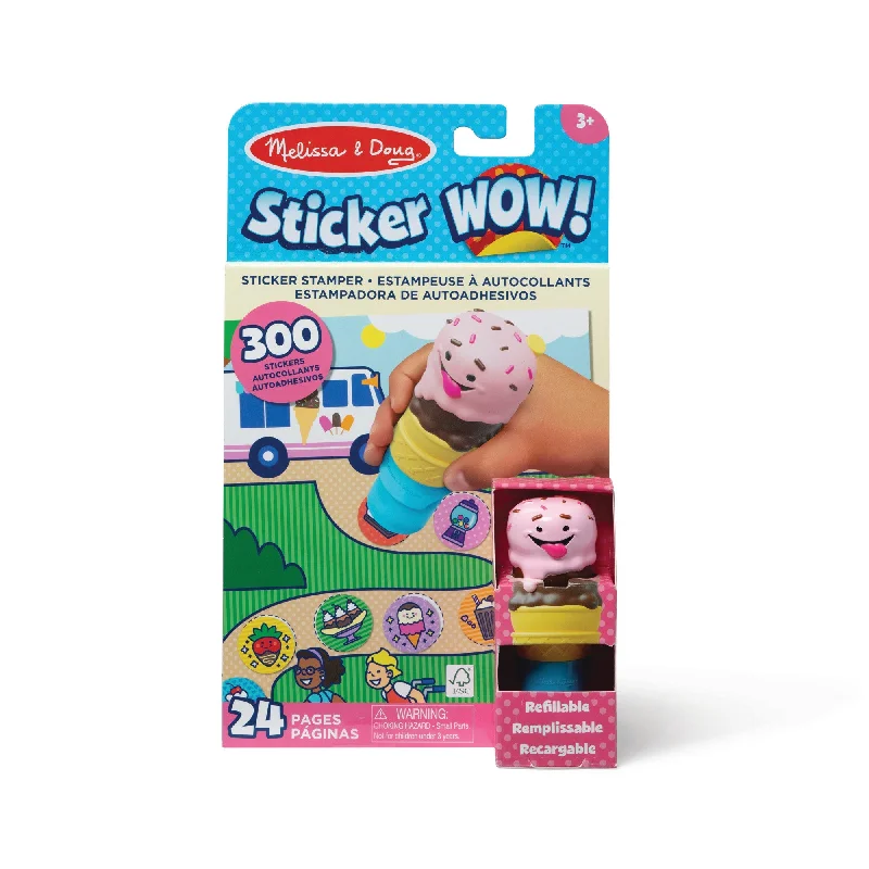 Sticker Wow! Sticker Stamper And Activity Pad-ice Cream