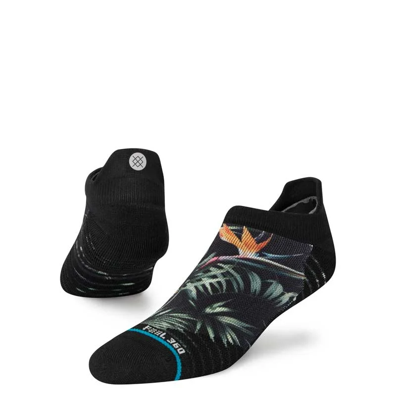 Hiking socks for outdoor kits-Stance Unisex Paradis Tab Sock - Black