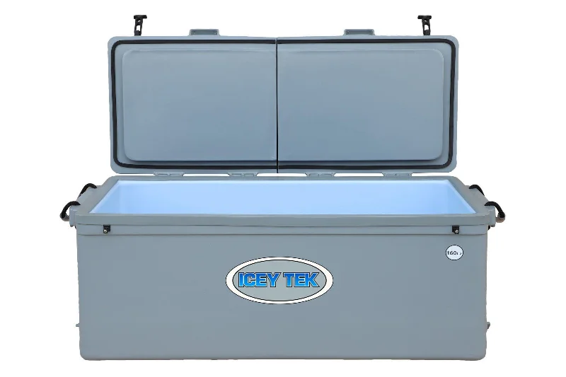 Icey Tek 160L Grey Split Lid Ice Box