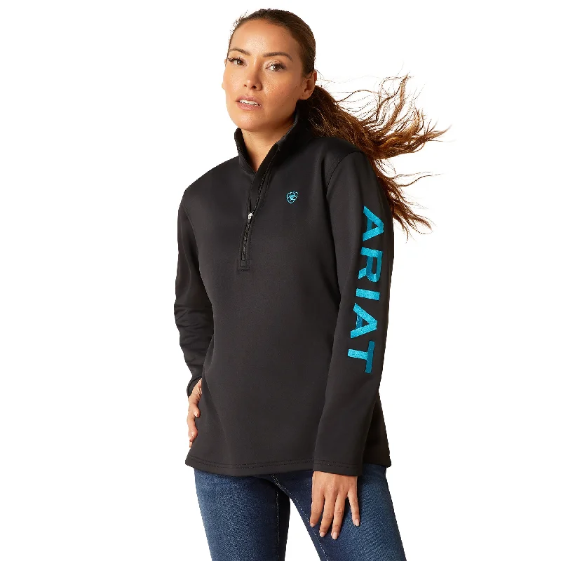 Hiking shirt sustainable casual-Women's Tek Team 1/2 Zip Sweatshirt