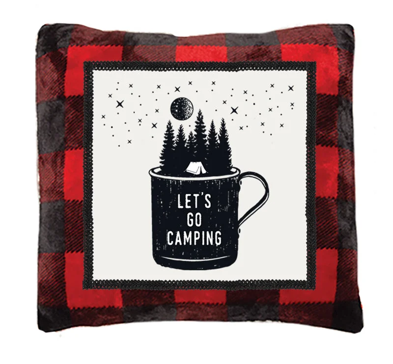 Lets Go Camping Pillow