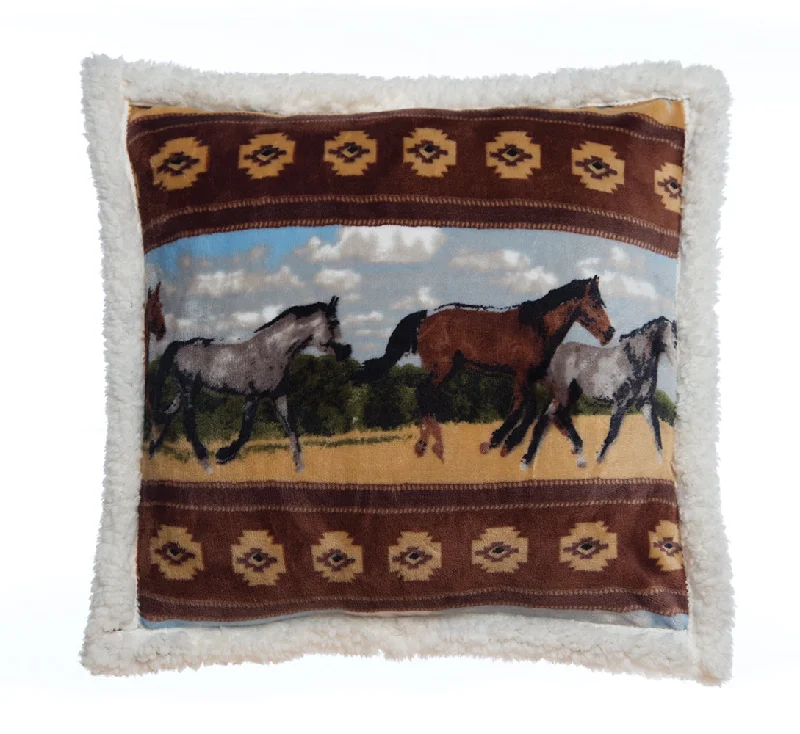 Decorative Pillow Horses