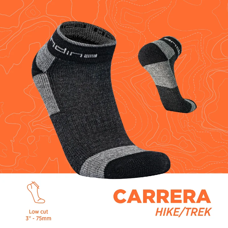 Hiking socks for forest hikes-Carrera | Alpaca Hiking Tab Socks