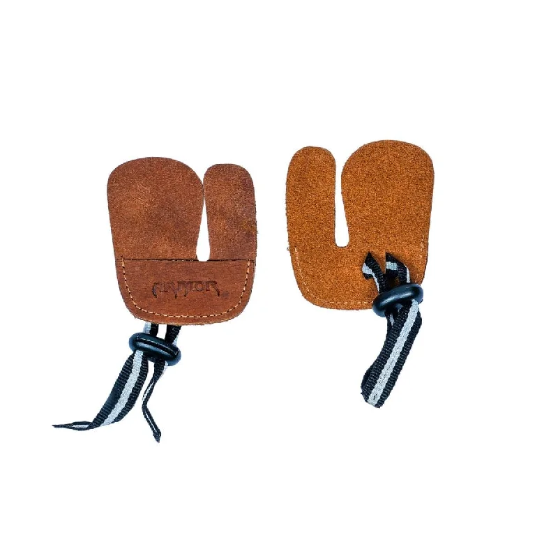 Leather Finger Tab - Right-Handed - ALSFGR - Archery Equipment