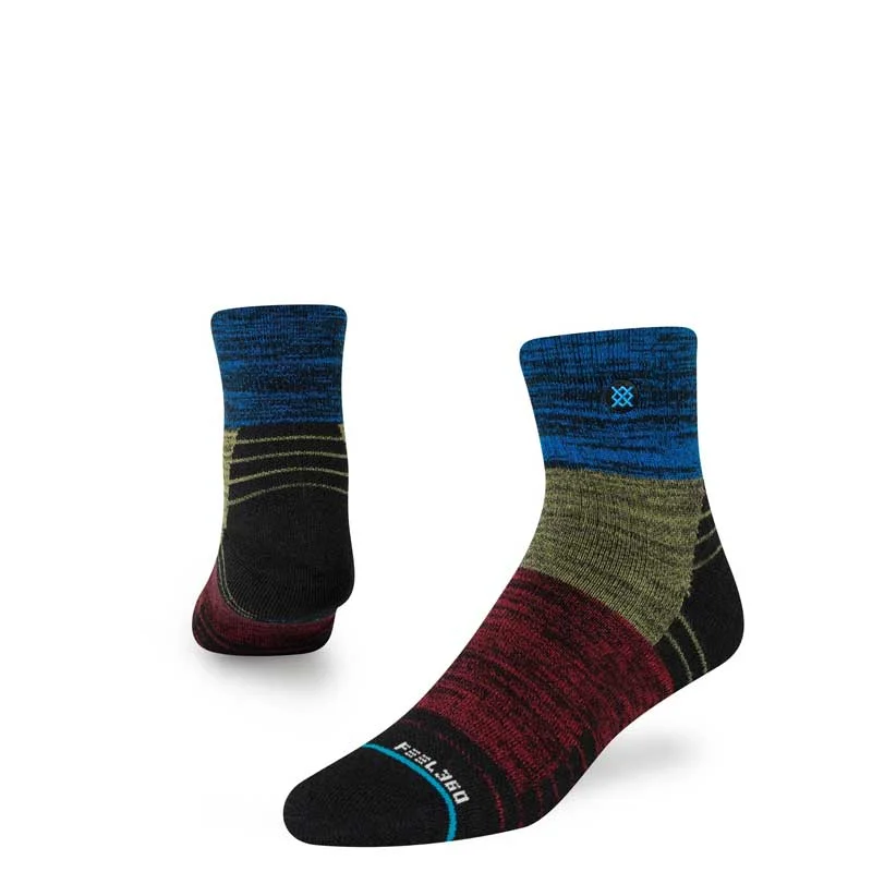 Hiking socks for outdoor treks-Stance Unisex Lineage Quarter Sock - Black