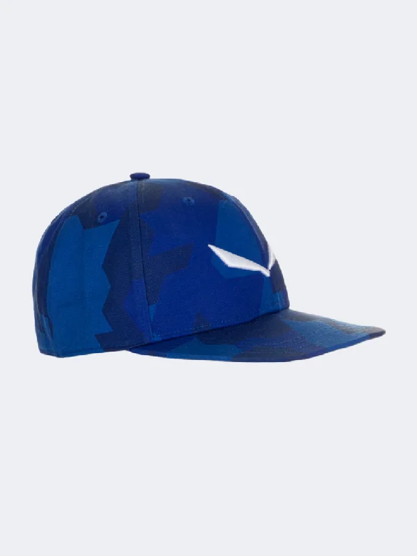 Salewa Puez Camou Flat Ng Cap Blue