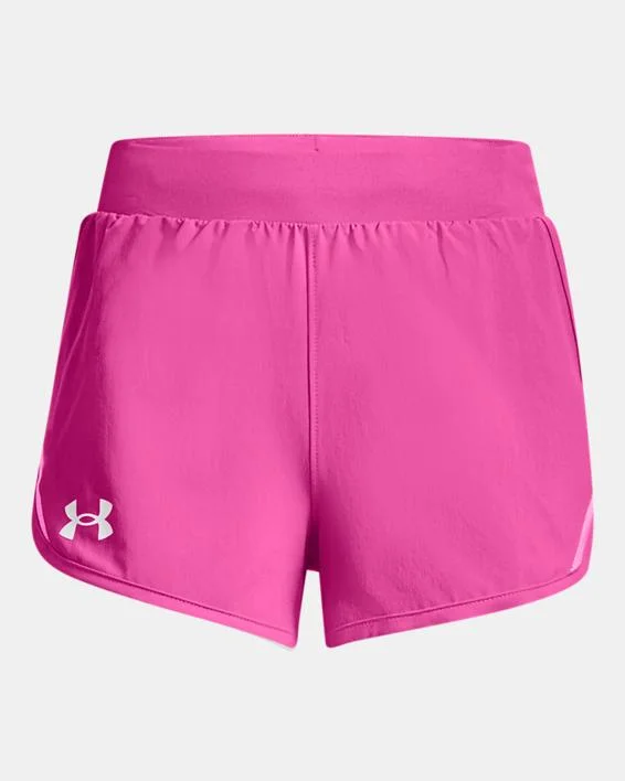 Hiking Shorts for plateau hikes-Girls' Ua Fly-by Short