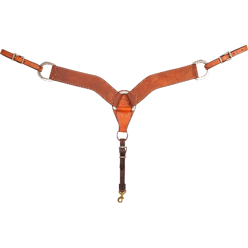 2-3/4inch Breastcollar - Chestnut Roughout