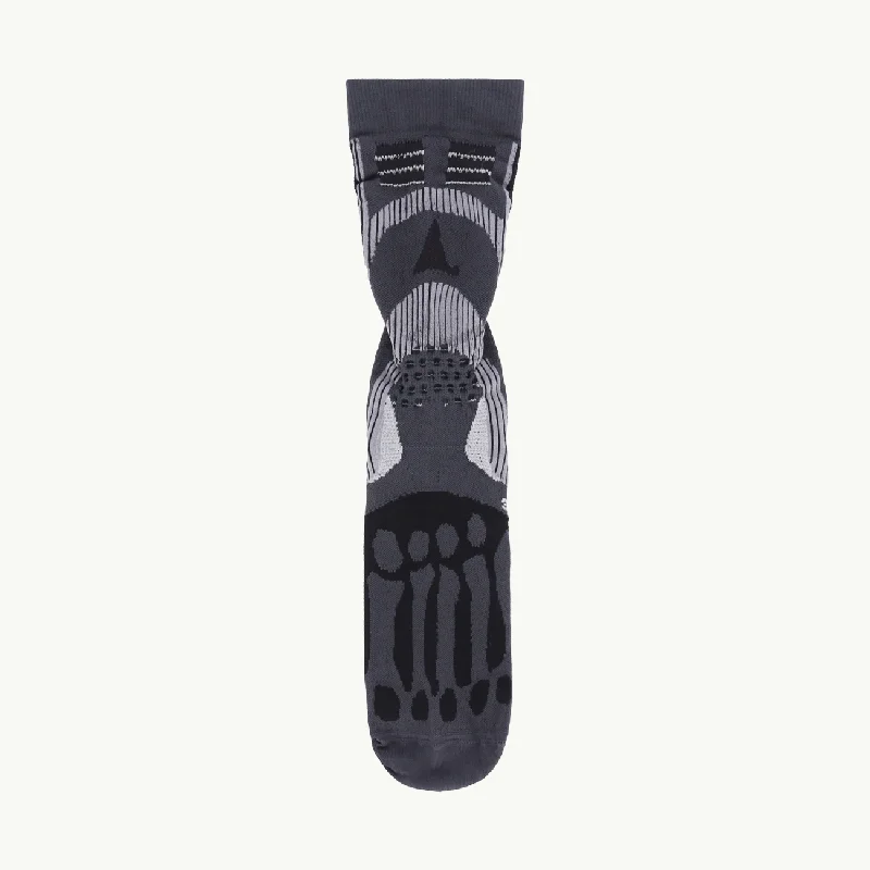 Hiking socks with trail happiness-Bone Socks - Grey